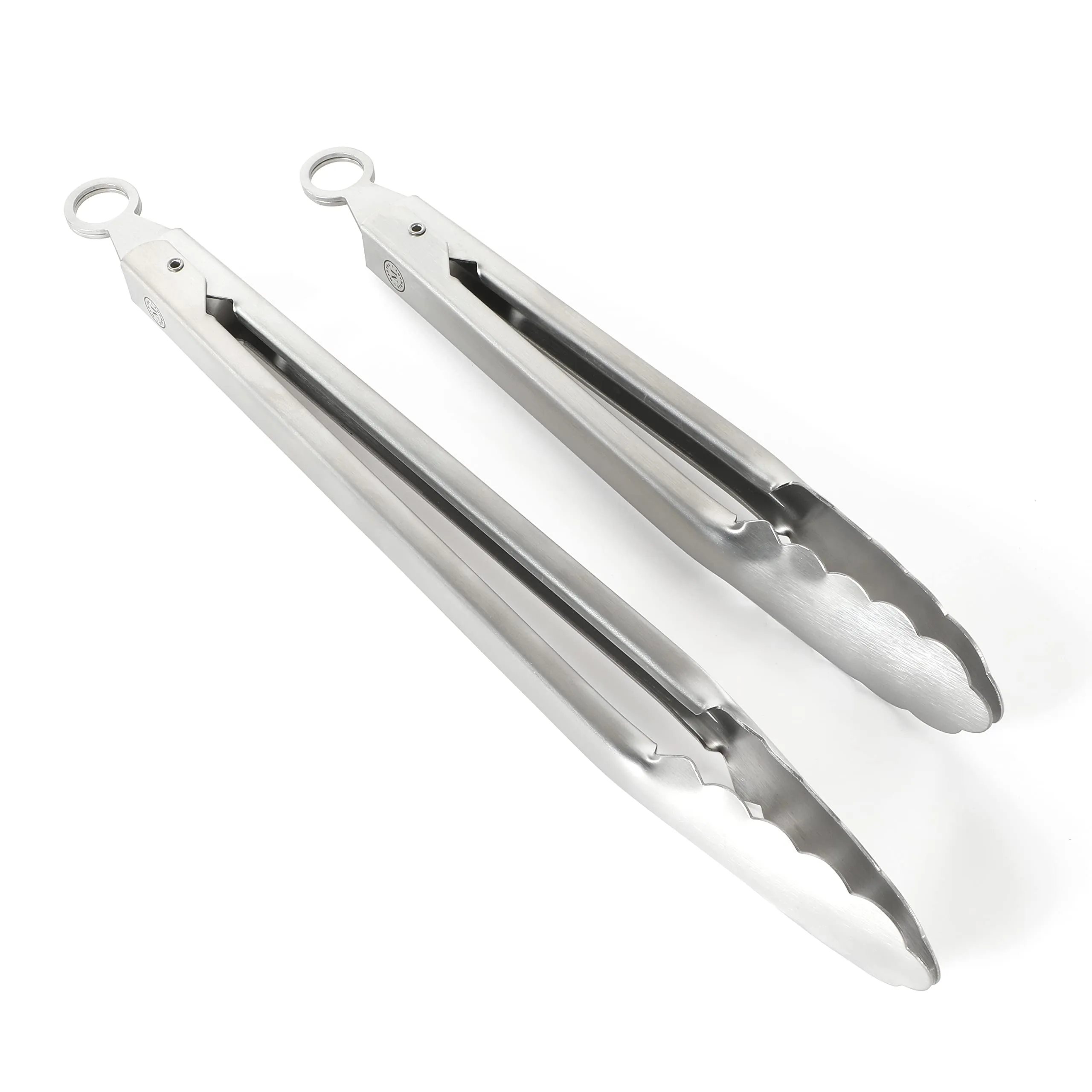 12368202, Martha Stewart, 2Pk Stainless Steel 12" & 9" Tongs