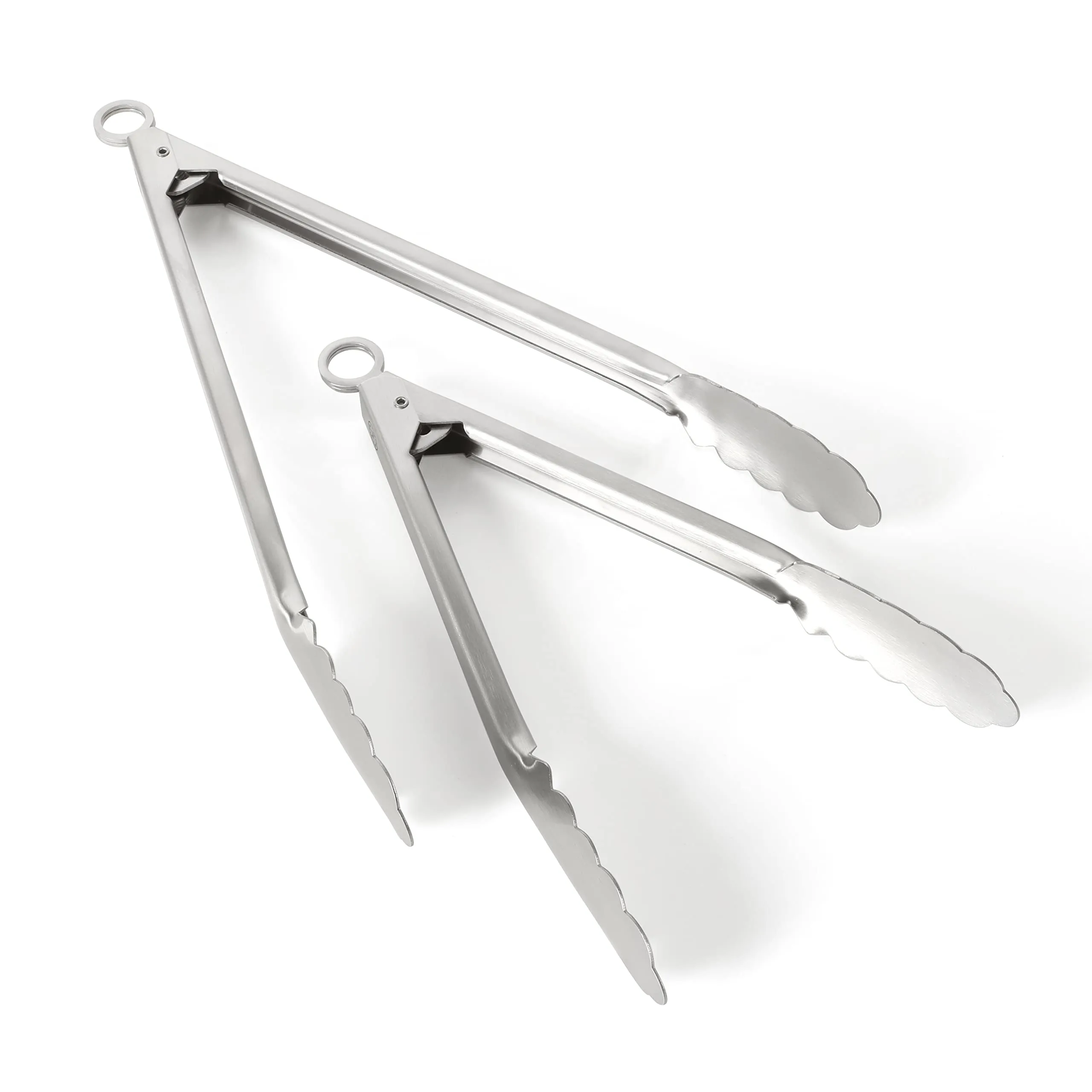 12368202, Martha Stewart, 2Pk Stainless Steel 12" & 9" Tongs