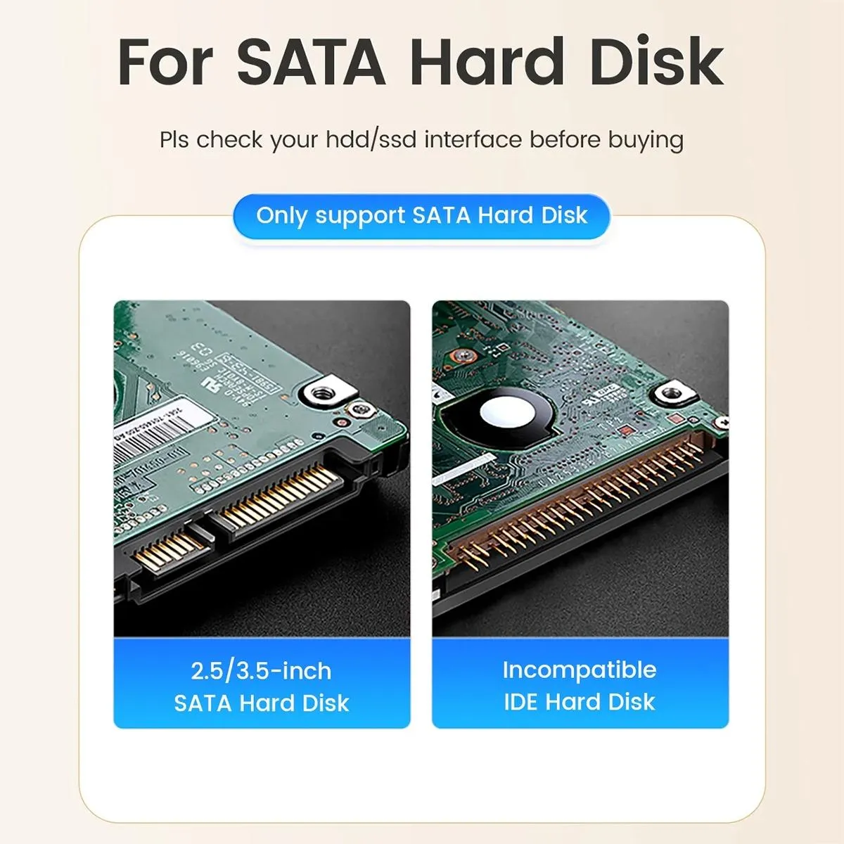 2.5 / 3.5 Sata Drive Dock - Single Bay