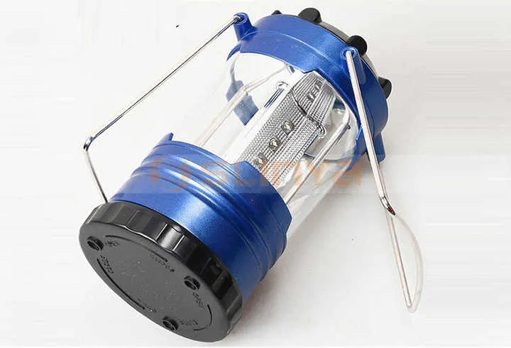 3 AA بطارية جافة الطاقة شنقا التخييم خيمة مصباح قابل للطي 3  - AA Dry Battery Power Hanging Camping Tent Foldable Lamp