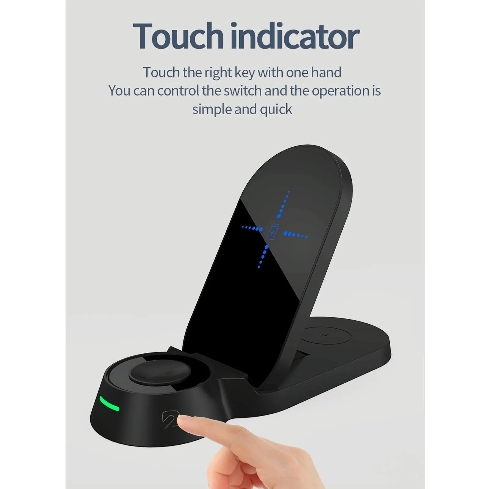 3 In 1 Foldable Wireless Charger For Smart Devices