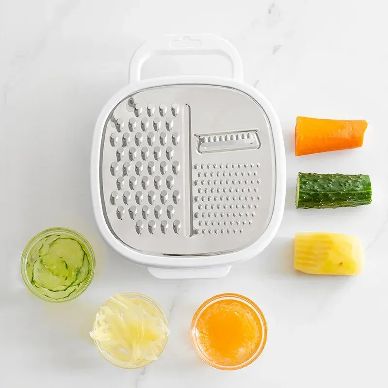 3 In 1 Vegetable Cutter Slicer Grater Kitchen Fruit Accessories