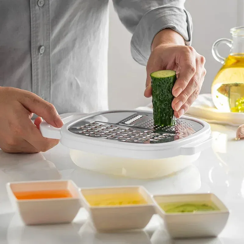 3 In 1 Vegetable Cutter Slicer Grater Kitchen Fruit Accessories