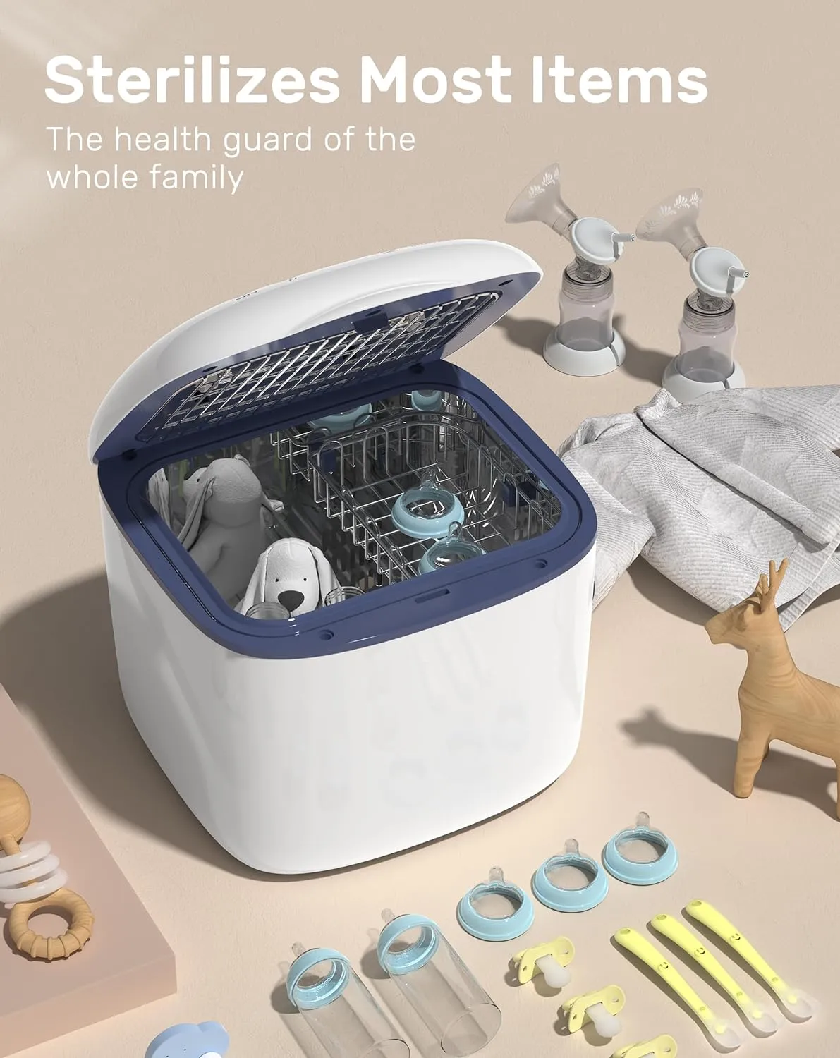 4-in-1 UV Sanitizer and Dryer for Bottles, Toys, and More