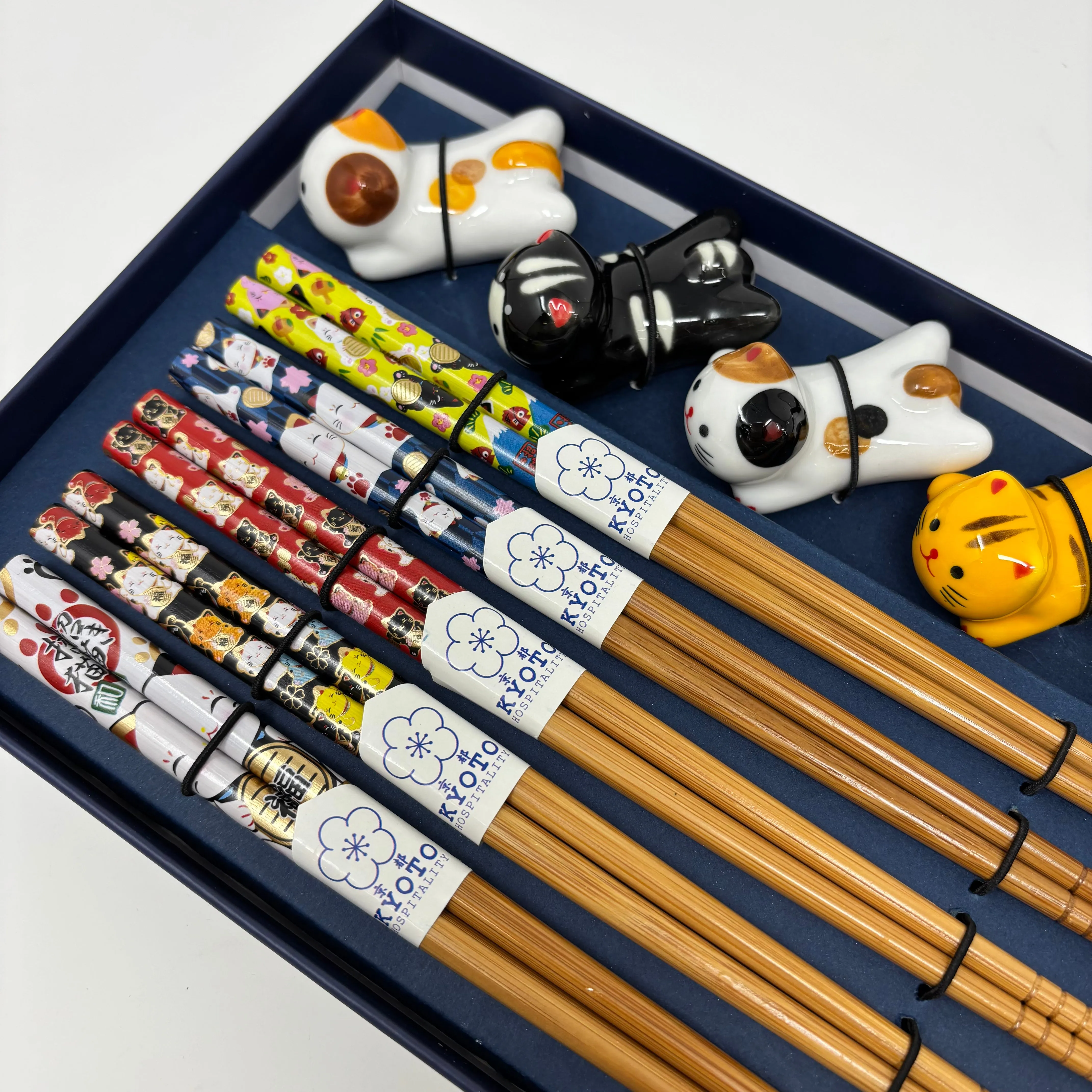 5 Chop Sticks   5 Rests Set