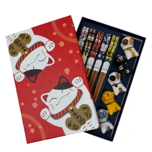 5 Chop Sticks   5 Rests Set