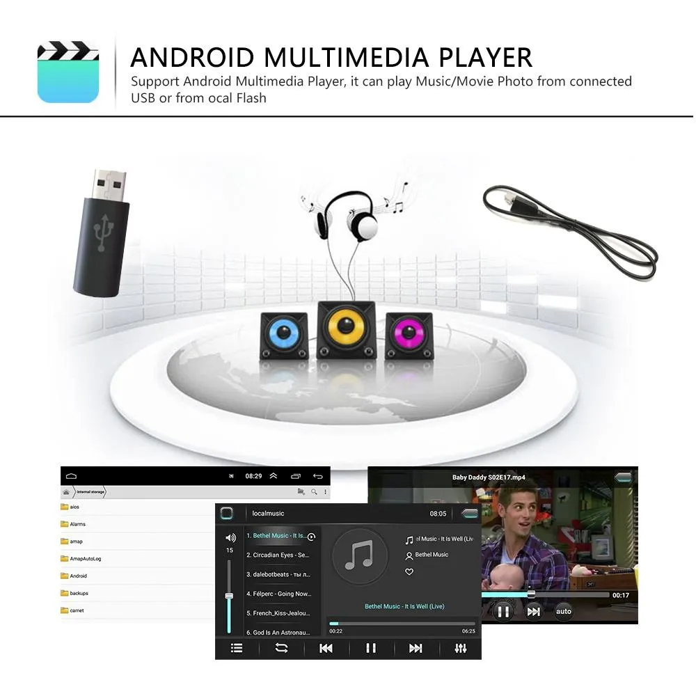 7 Inch Android Car Navigation Player For Volkswagen - 2   32G Wireless Carplay - Standard   4Lights Camera