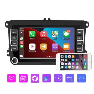7 Inch Android Car Navigation Player With Wireless Carplay - 1   16G