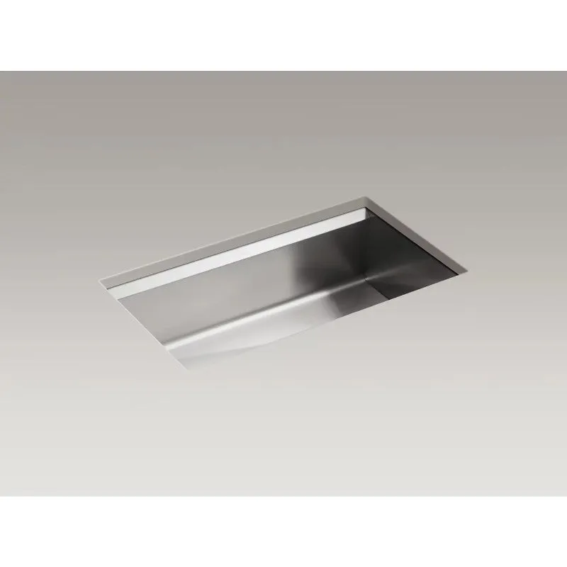 8 Degree 18" x 33" x 10" Stainless Steel Single Basin Undermount Kitchen Sink