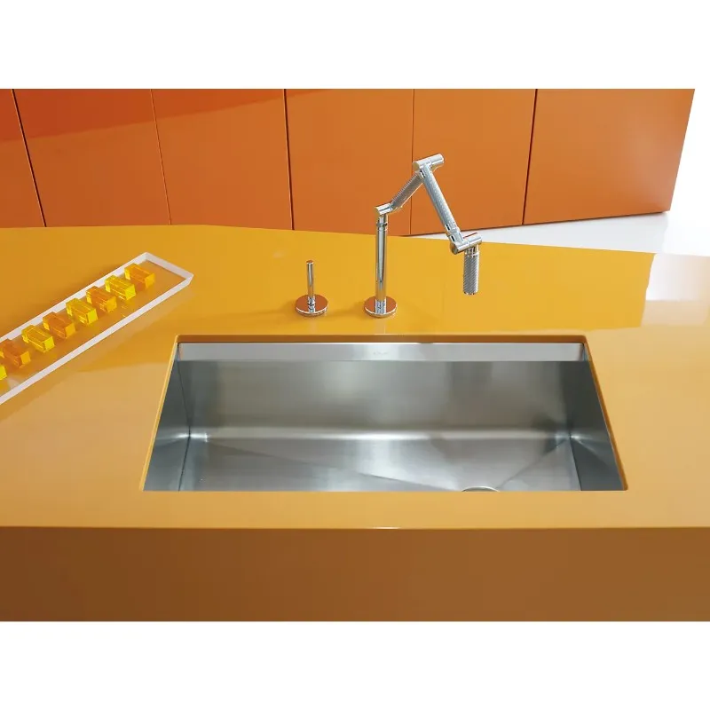8 Degree 18" x 33" x 10" Stainless Steel Single Basin Undermount Kitchen Sink