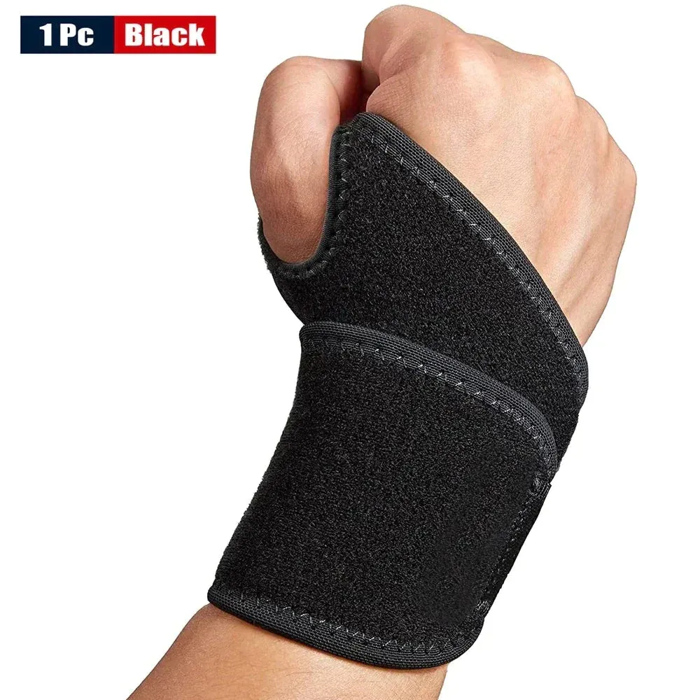 Adjustable Elastic Sports Wrist Compression Brace for Carpal Tunnel Arthritis and Tendinitis