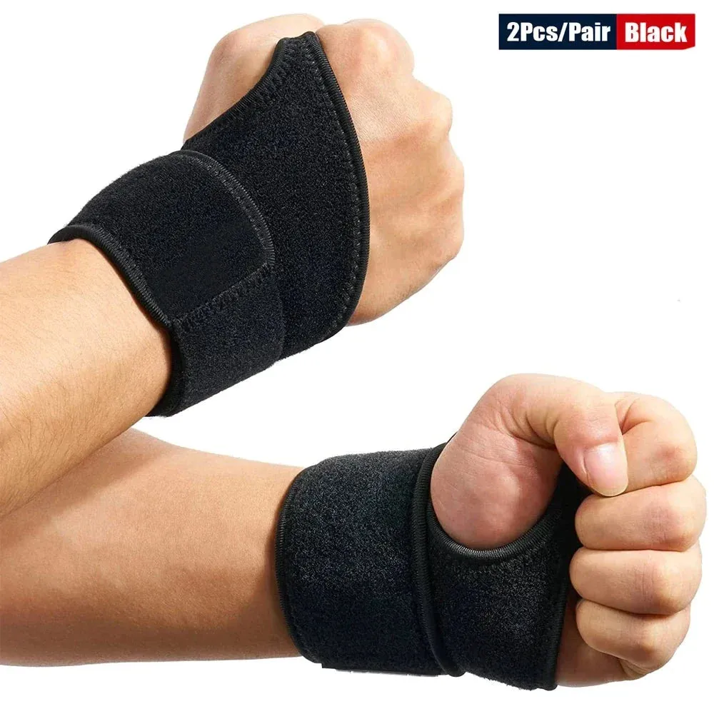 Adjustable Elastic Sports Wrist Compression Brace for Carpal Tunnel Arthritis and Tendinitis