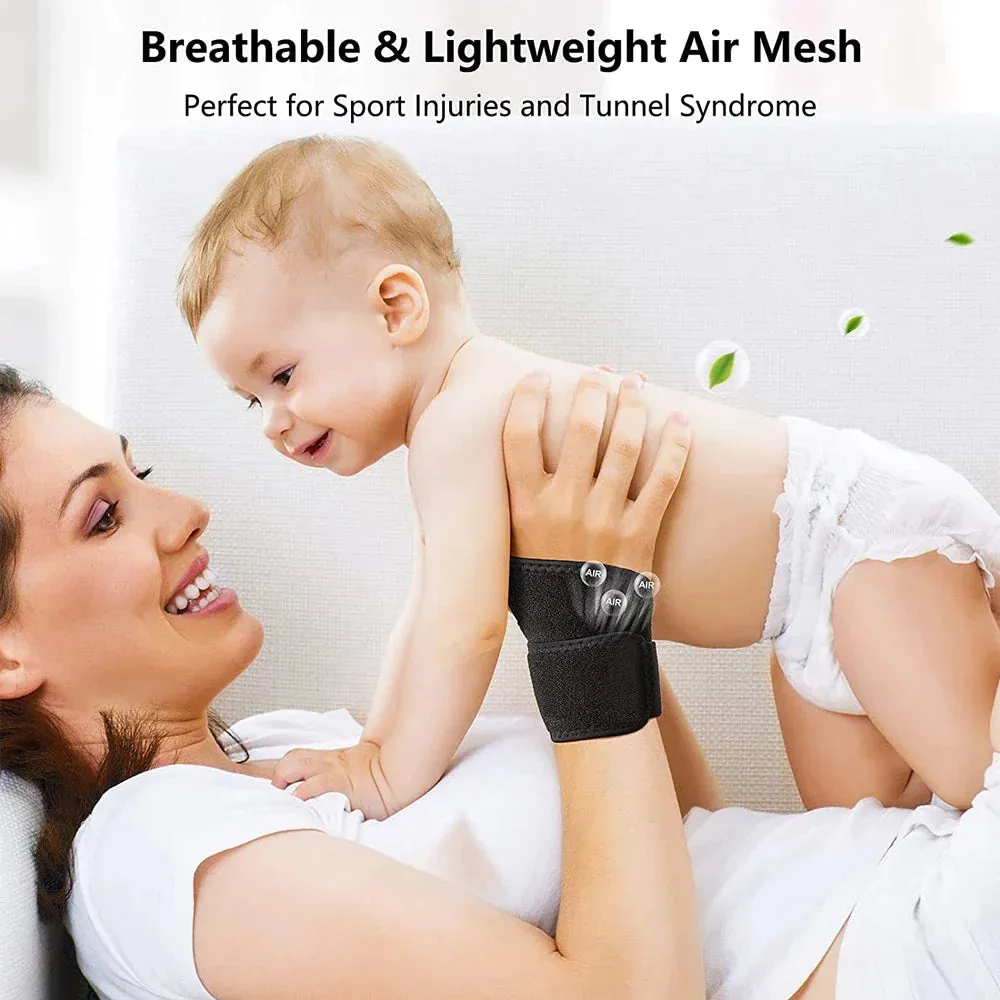 Adjustable Elastic Sports Wrist Compression Brace for Carpal Tunnel Arthritis and Tendinitis