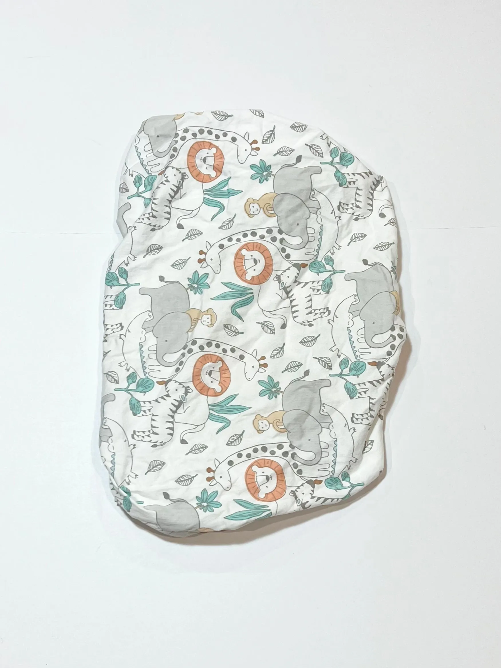 Animals bassinet fitted sheet