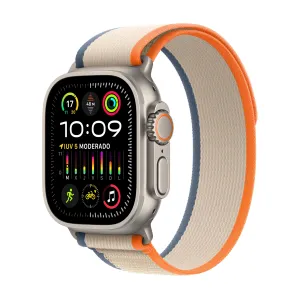 Apple Watch Ultra 2 (GPS   Cellular) - Caja de titanio de 49 mm - Correa Loop Trail naranja/beis - Talla S/M