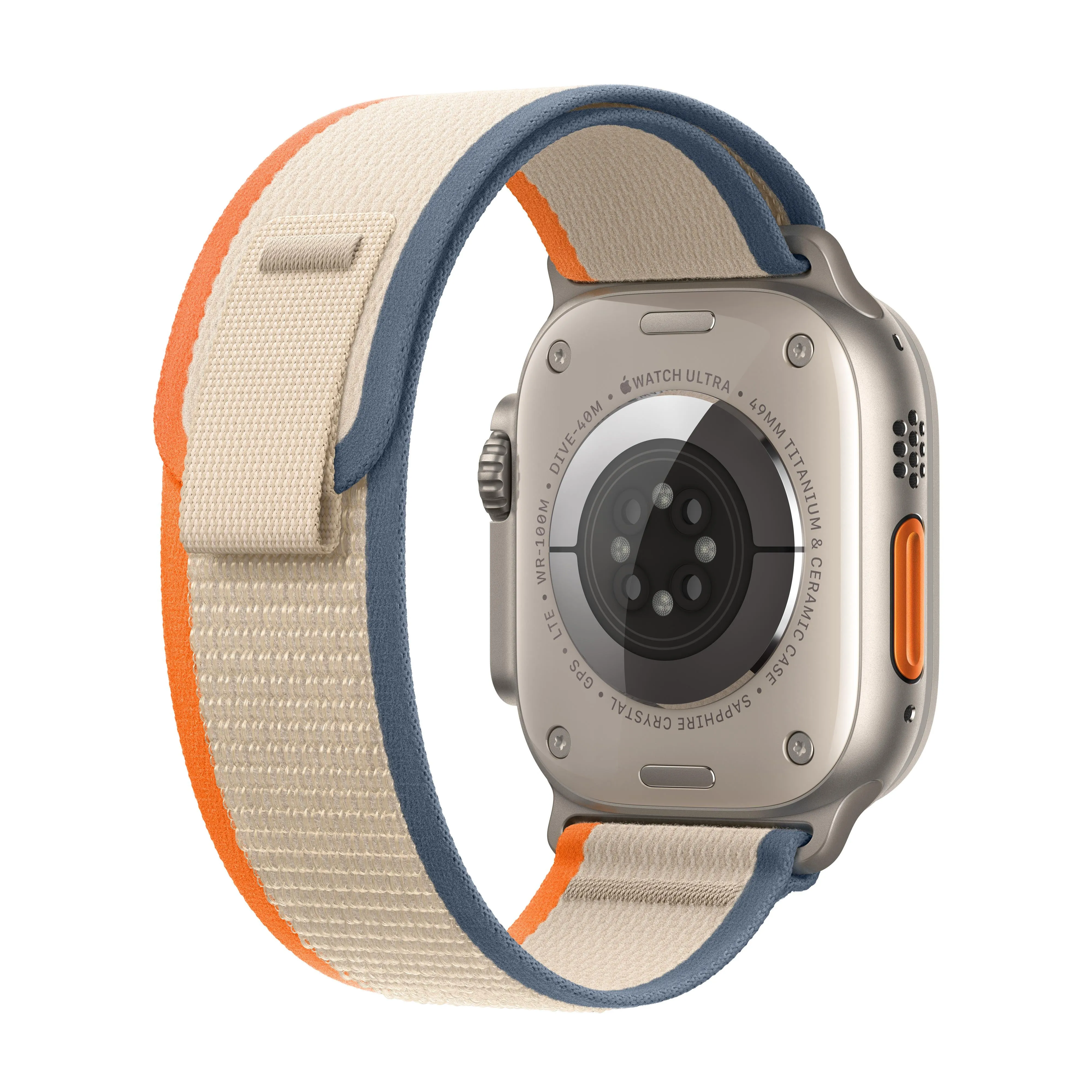 Apple Watch Ultra 2 (GPS   Cellular) - Caja de titanio de 49 mm - Correa Loop Trail naranja/beis - Talla S/M