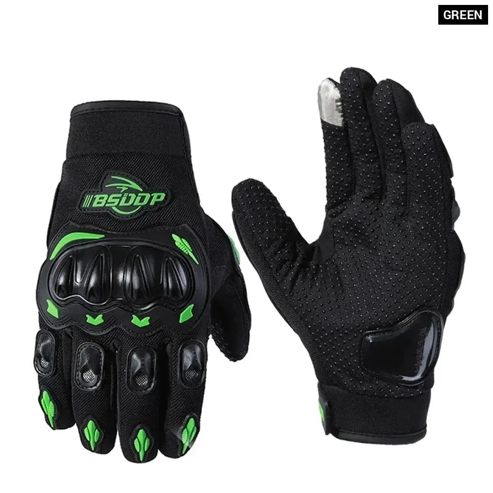 Breathable Mesh Touchscreen Motorbike Gloves for Men Women Road Racing Cycling