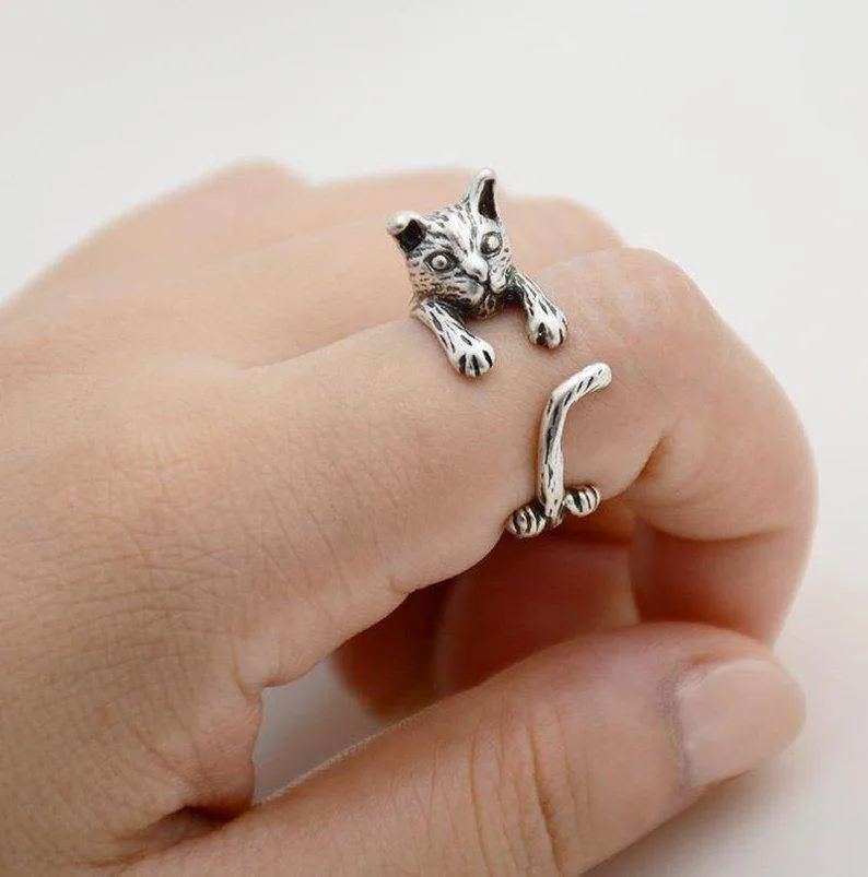Cat Adjustable Ring