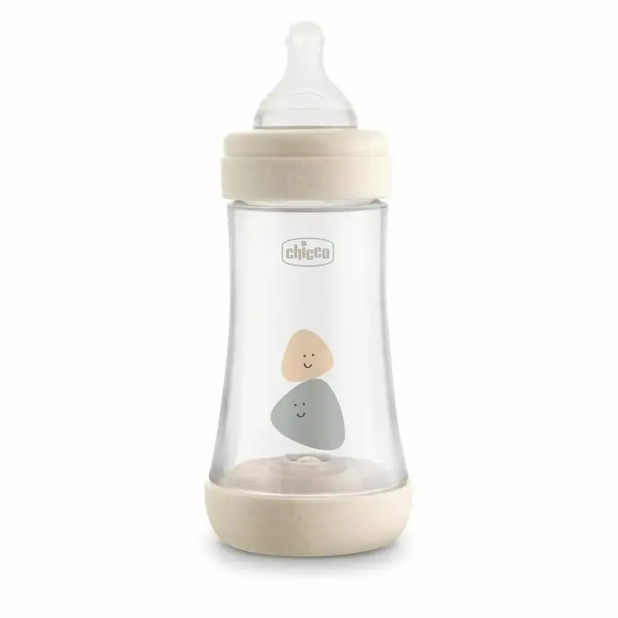 Chicco Perfect 5 Bottle 240ml Medium Flow (2m )