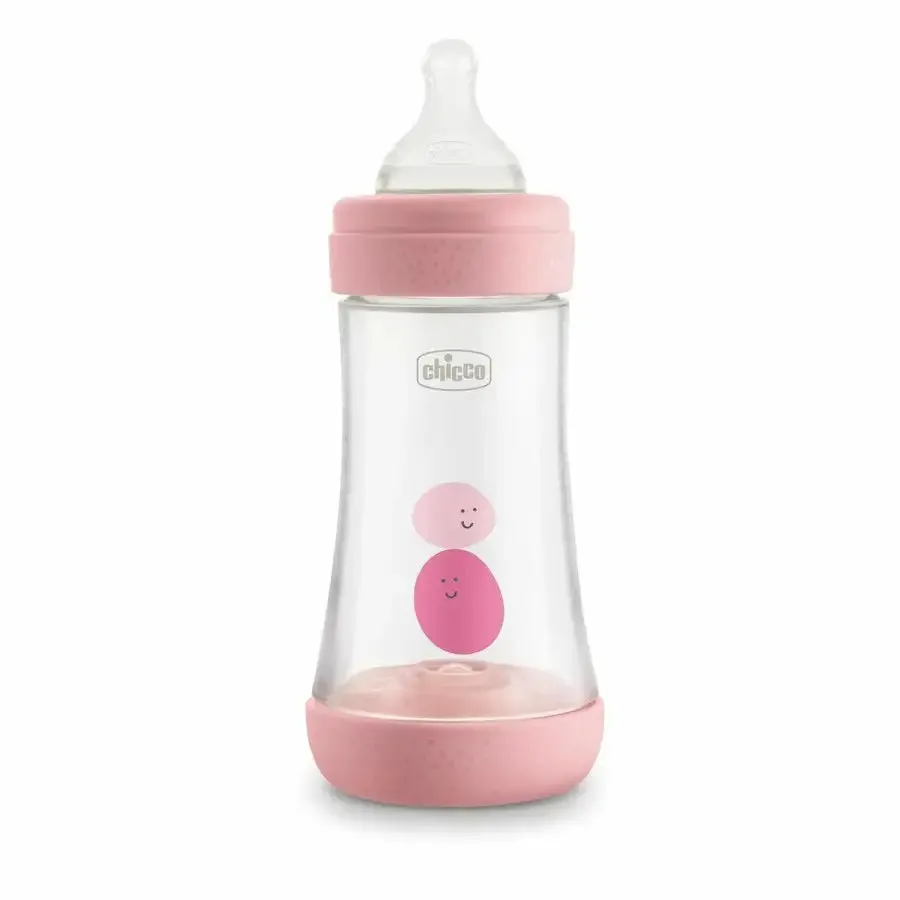 Chicco Perfect 5 Bottle 240ml Medium Flow (2m )