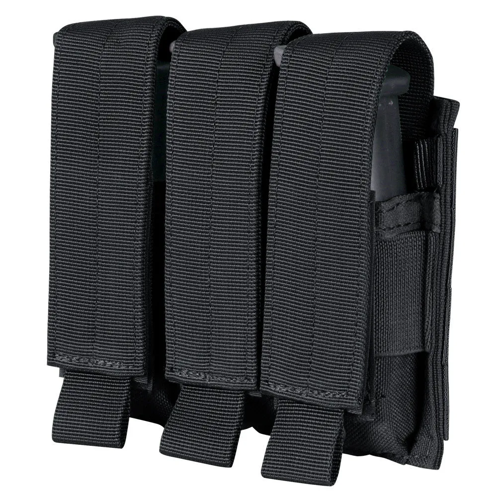 Condor MA52: Triple Pistol Mag Pouch (Black / Tan / OD Green)