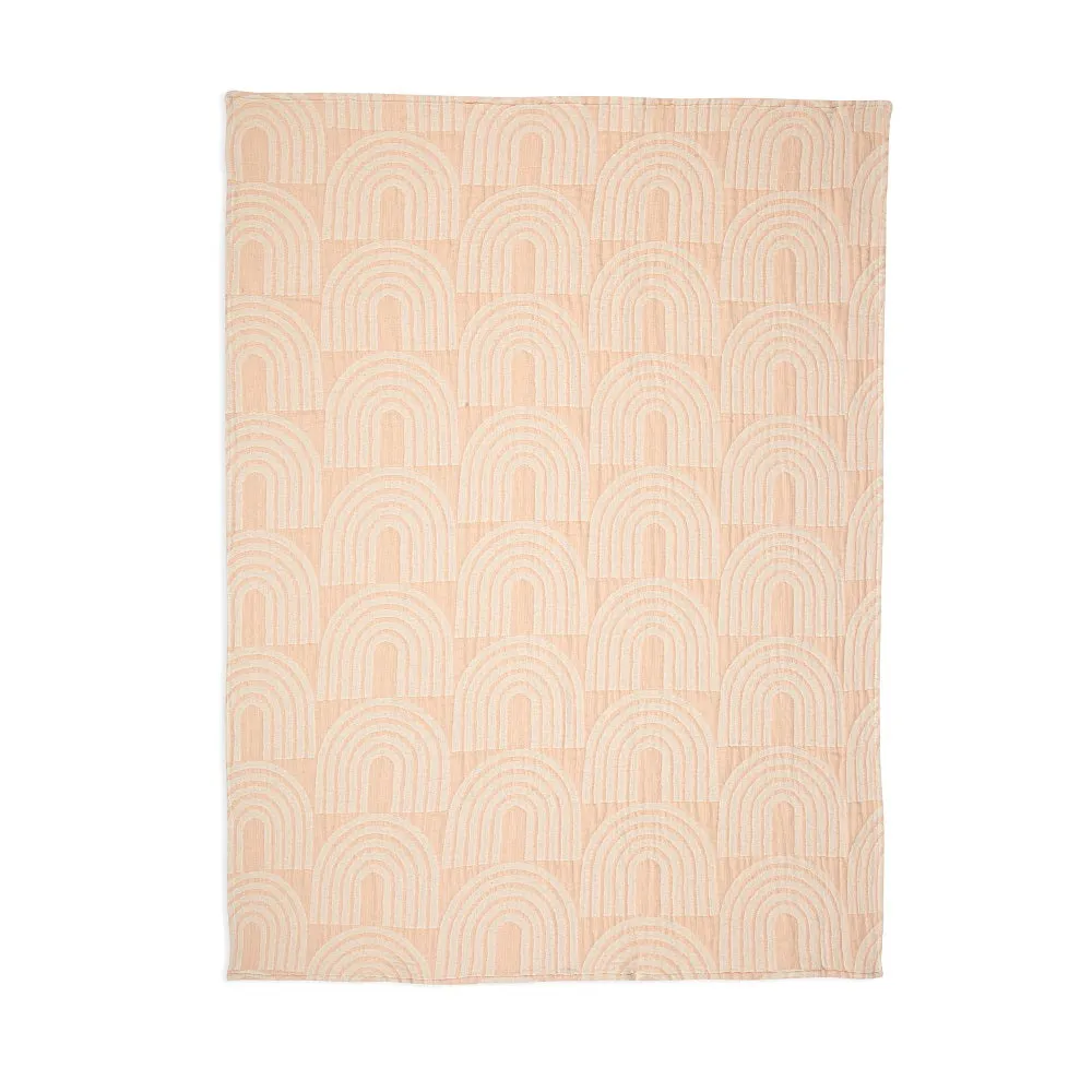 Crane Baby Jacquard Blanket Rainbow