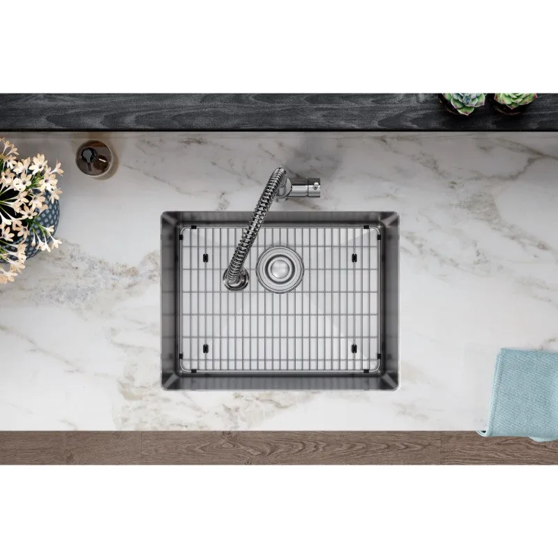 Crosstown 18.25" x 23.5" x 10" Stainless Steel Single-Basin Undermount Kitchen Sink - Zero Radius Corners
