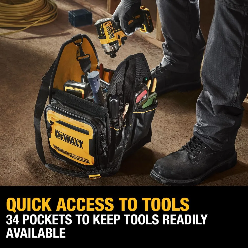 DeWALT DWST560105 11â€� Durable Water Resistance Electrician Tote