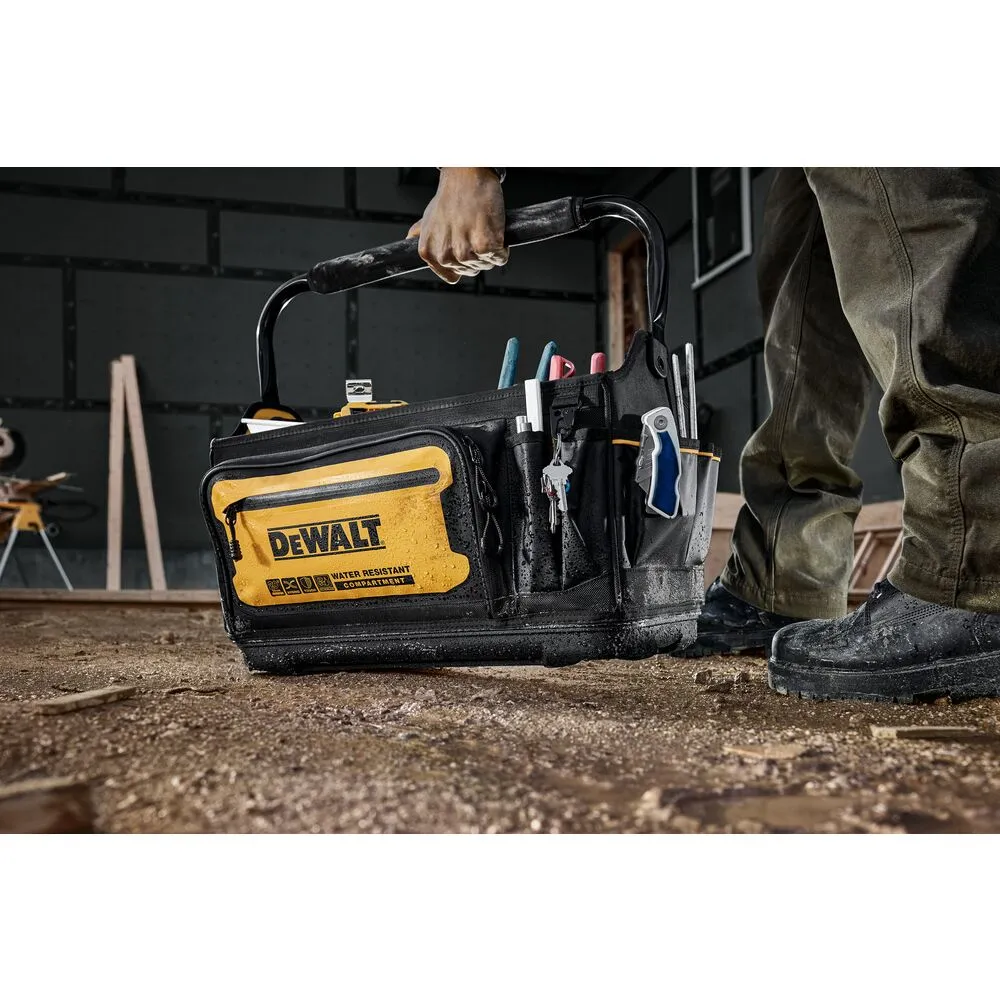 DeWALT DWST560106 20" PRO Durable Water Resistant Tool Tote
