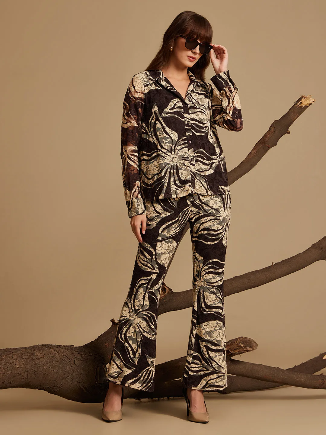 Donna Printed Pants