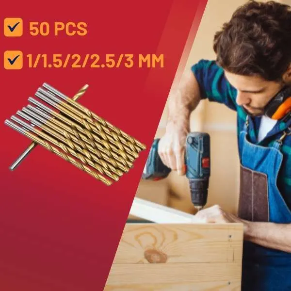 Drillo - Set of 50 drill bits