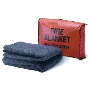 Emergency Fire Blanket with Vinyl Case