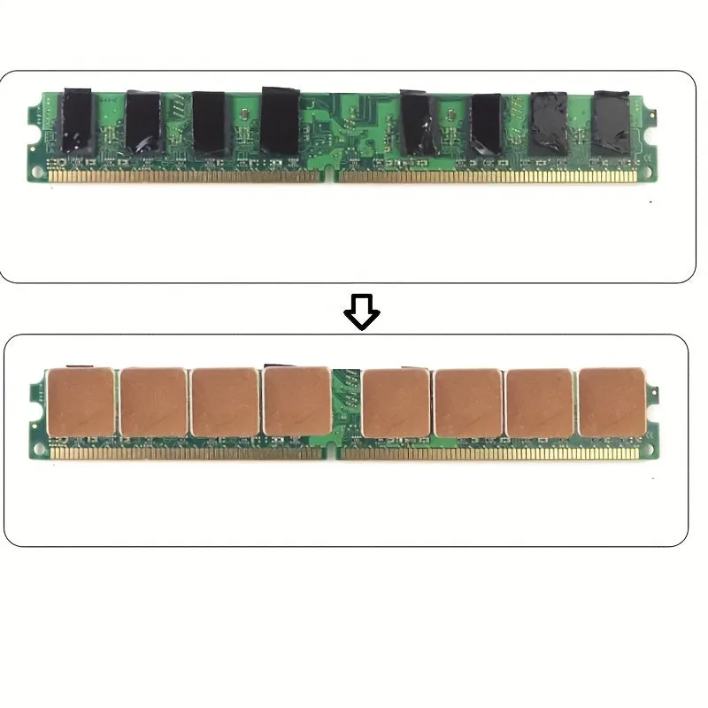 Enhance Cooling Efficiency with 10 Packs Pure Copper Cooling Sheets