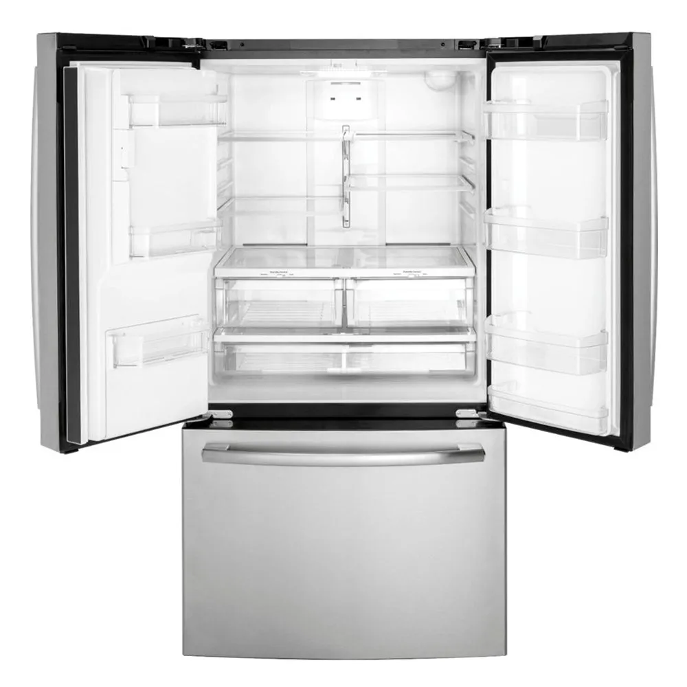 GE - 25.5 Cu. Ft. French Door Refrigerator - Stainless steel