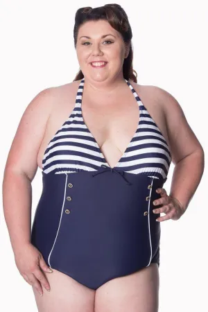 Get In Line Plus Size Onepiece