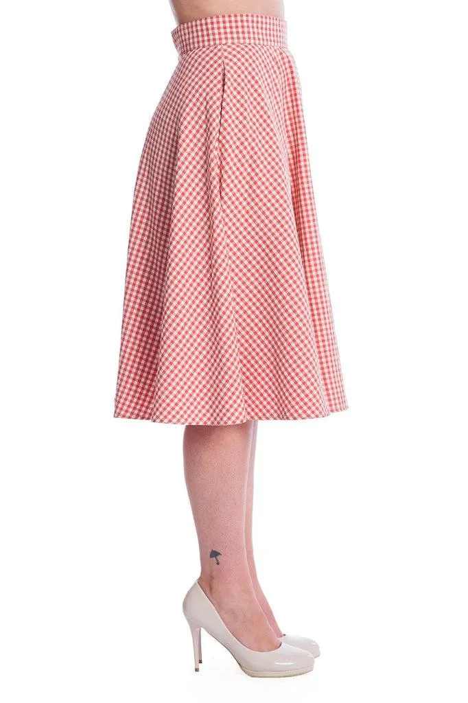 Gingham Picnick Skirt