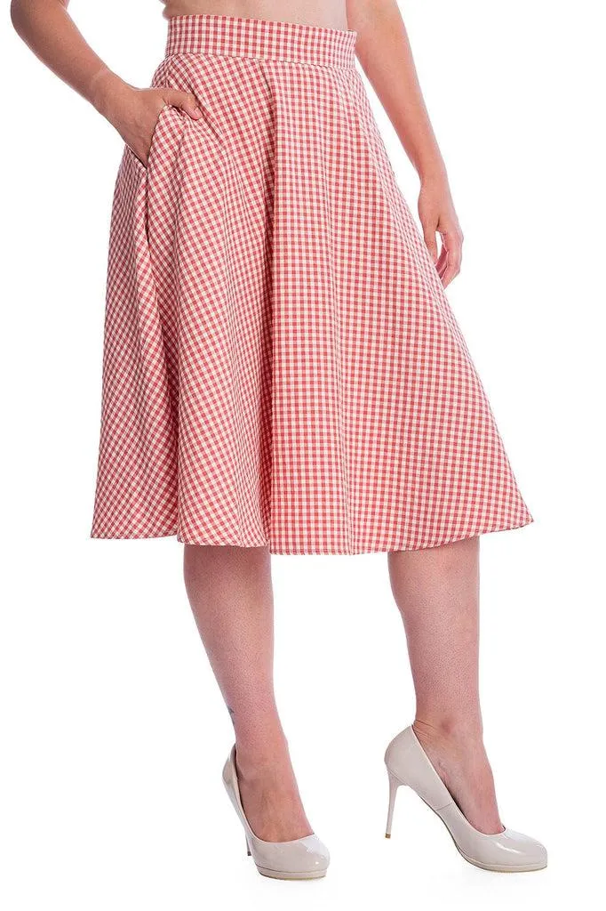 Gingham Picnick Skirt