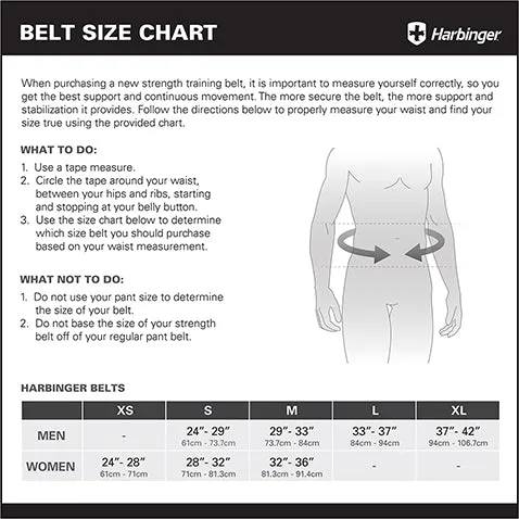Harbinger Belts -  Foam Core Lifting Belt 5"