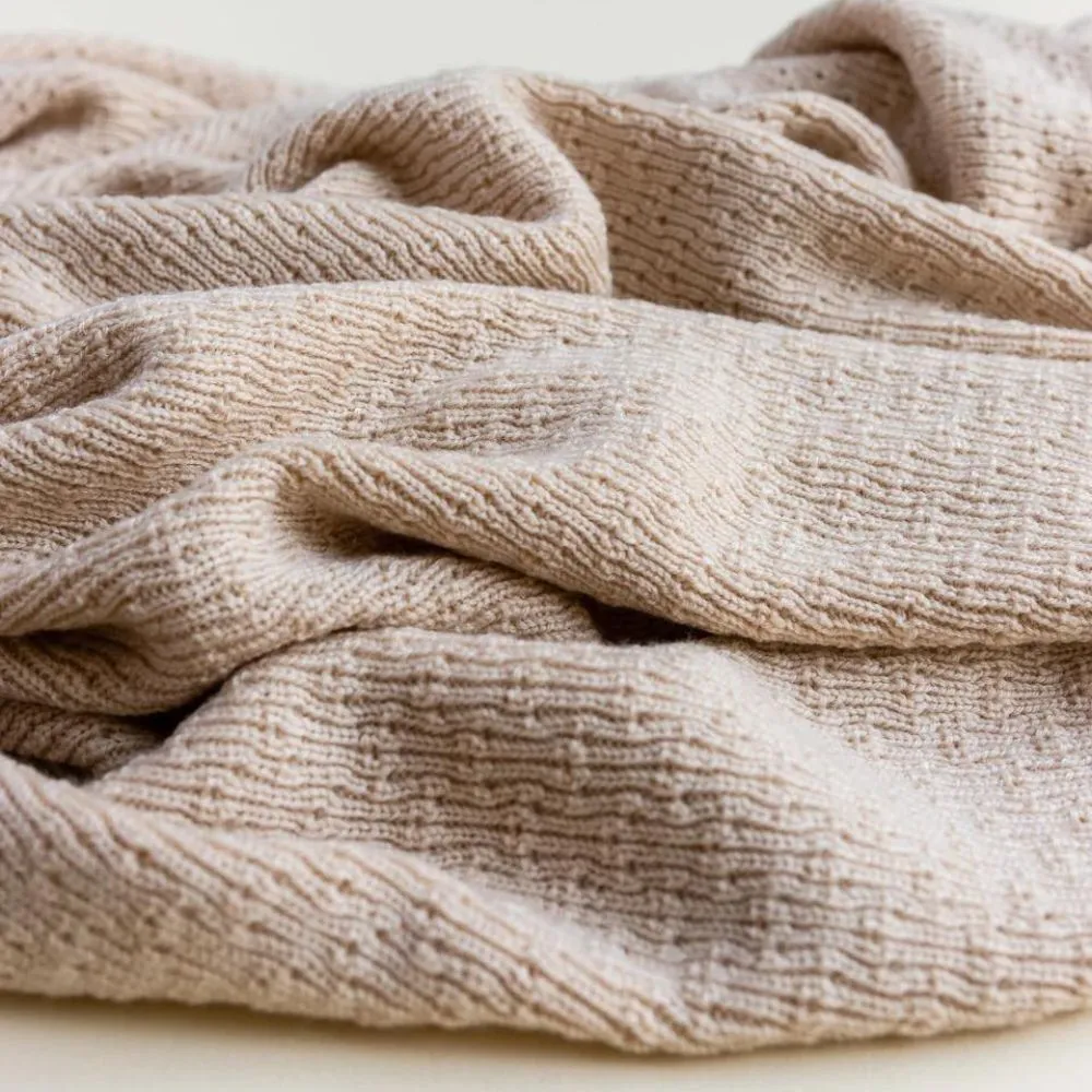 Hvid Dora Blanket - Oat