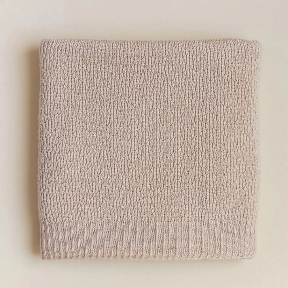 Hvid Dora Blanket - Oat