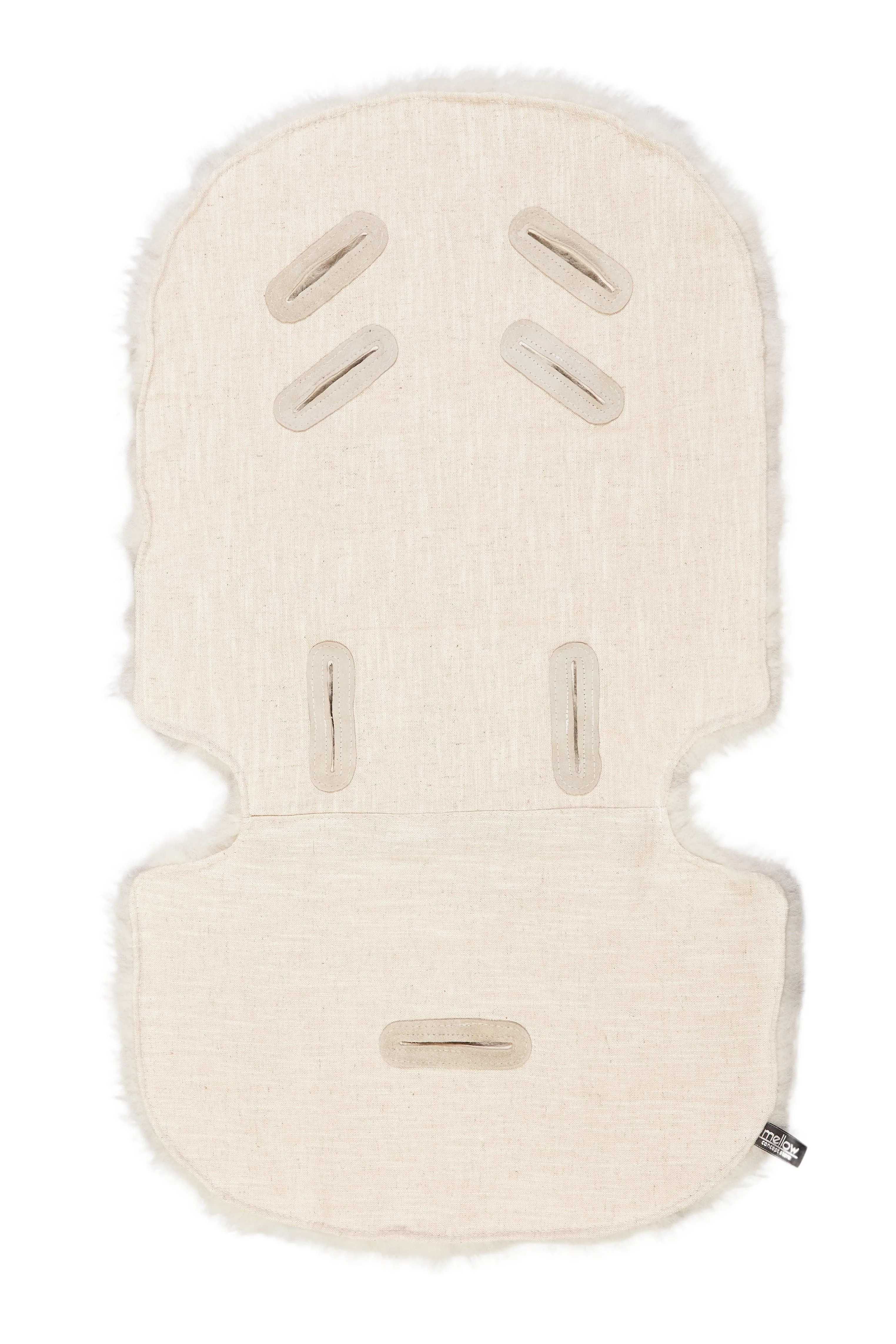 Ivory Natural Sheepskin Stroller Liner