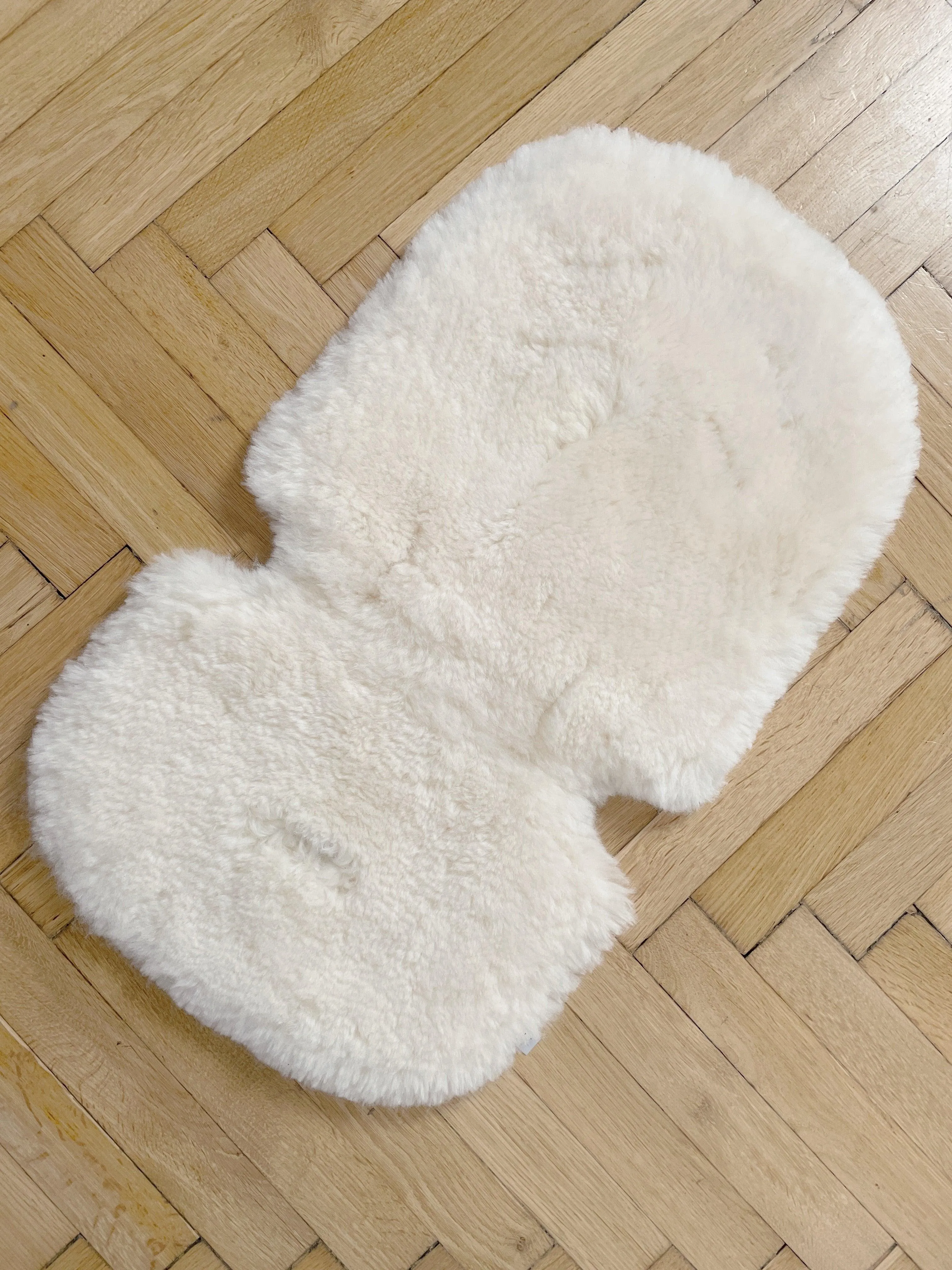 Ivory Natural Sheepskin Stroller Liner