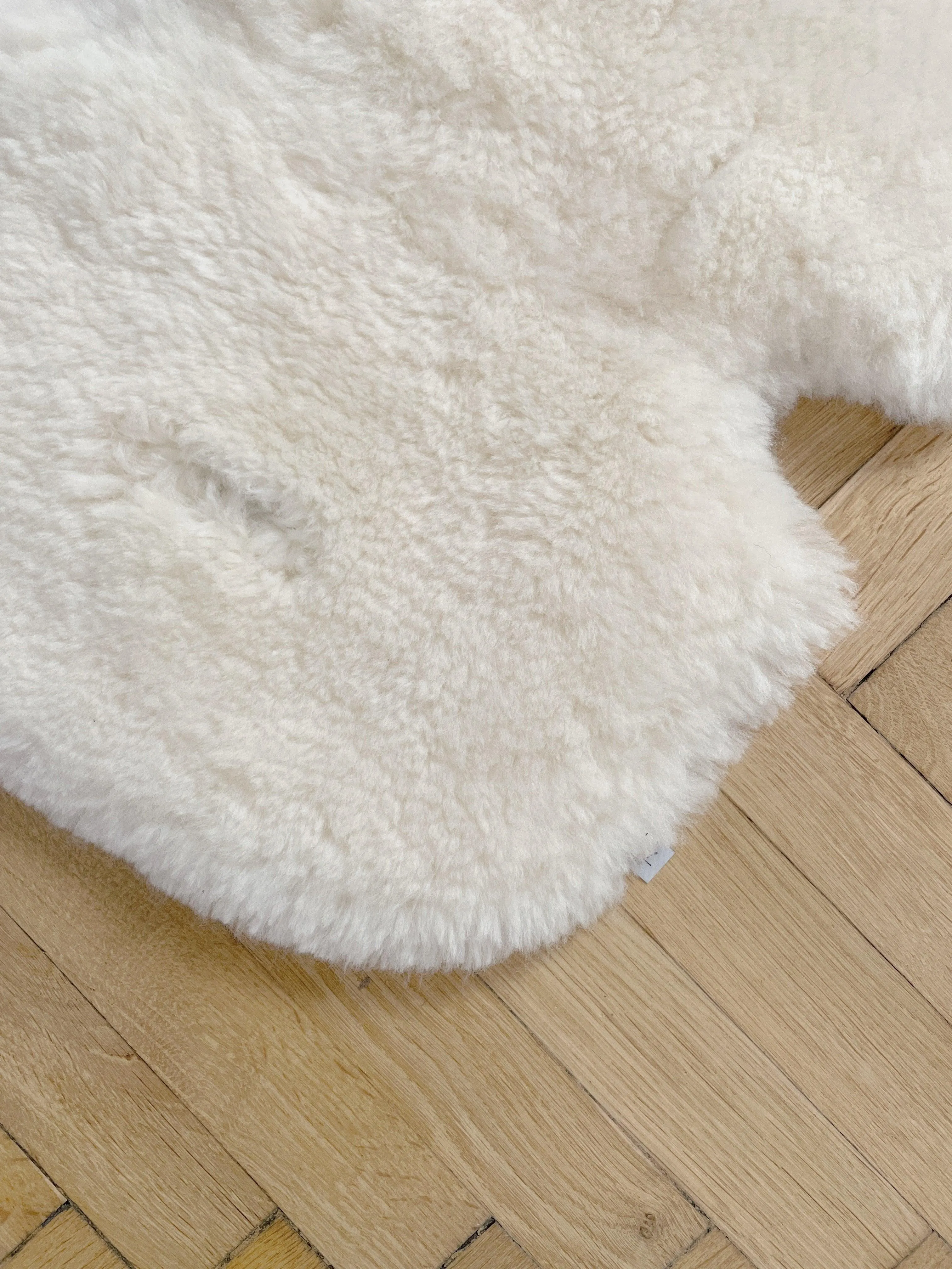 Ivory Natural Sheepskin Stroller Liner