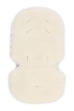 Ivory Natural Sheepskin Stroller Liner