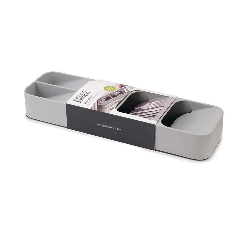 Joseph Joseph DrawerStore Compact Cutlery Tray Grey