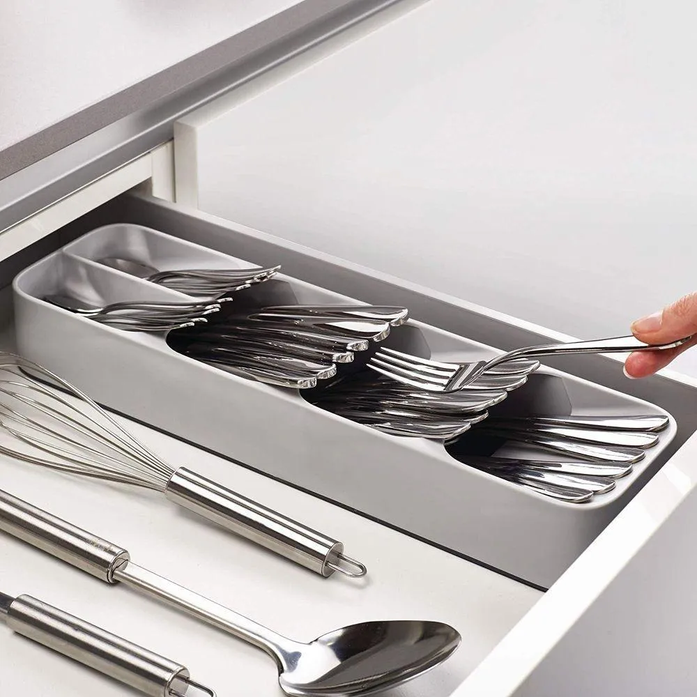 Joseph Joseph DrawerStore Compact Cutlery Tray Grey