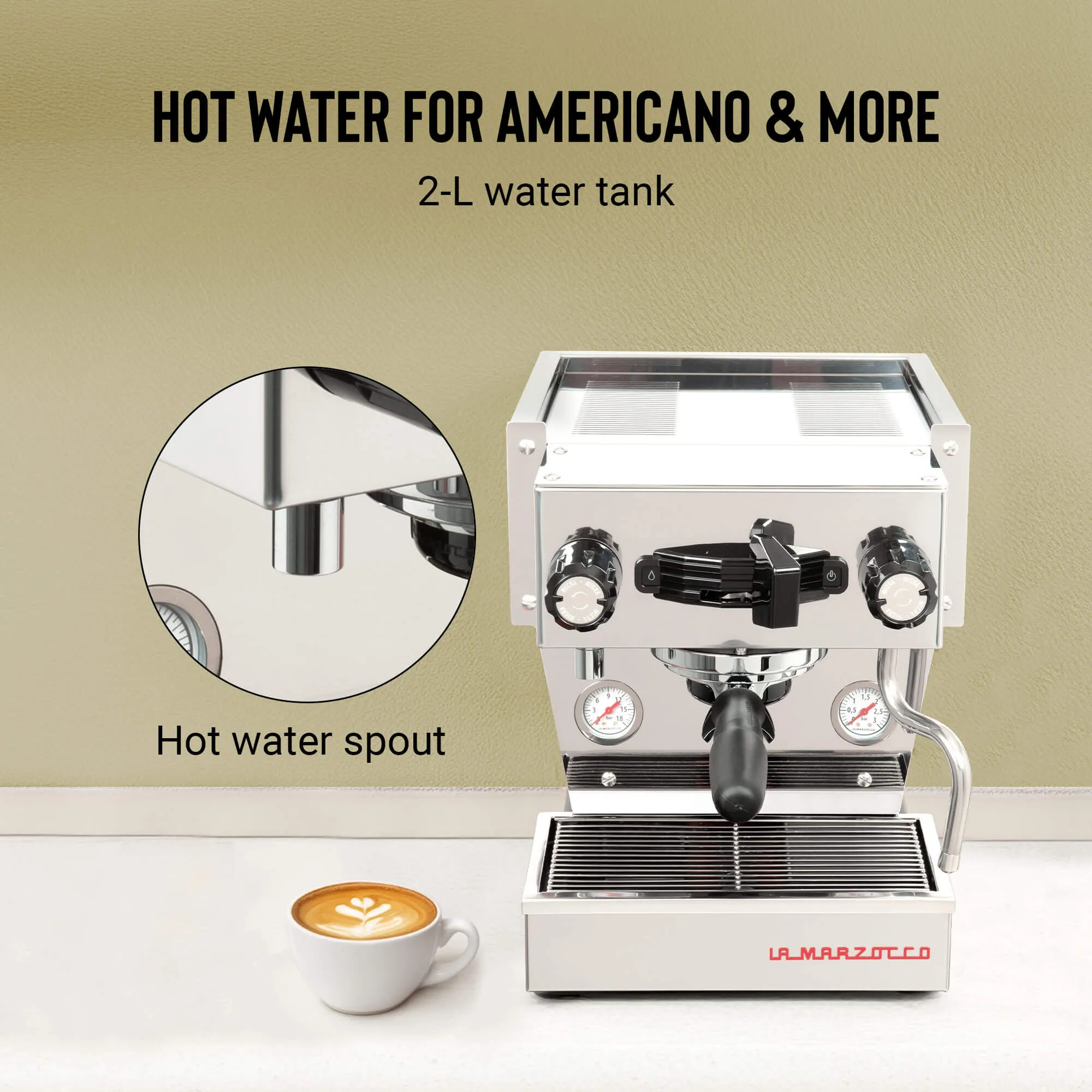 La Marzocco Linea Micra Coffee Coffee Machine - Silver