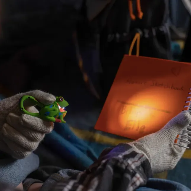 LifeLight Animal Carabiner Flashlight - Green Frog
