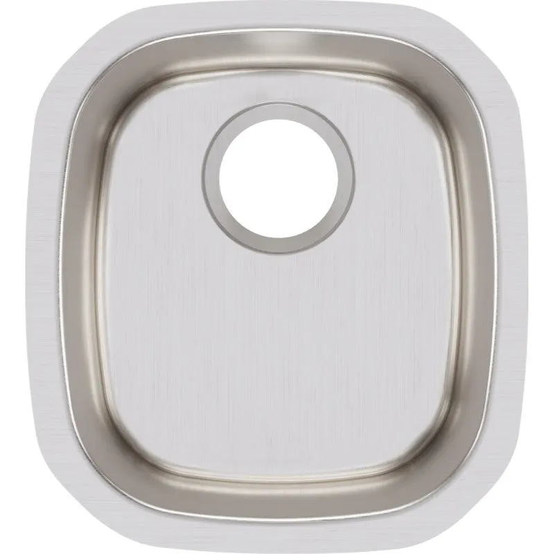 Lustertone Classic 15.75" x 14.25" x 5.94" Stainless Steel Single-Basin Undermount Kitchen Sink