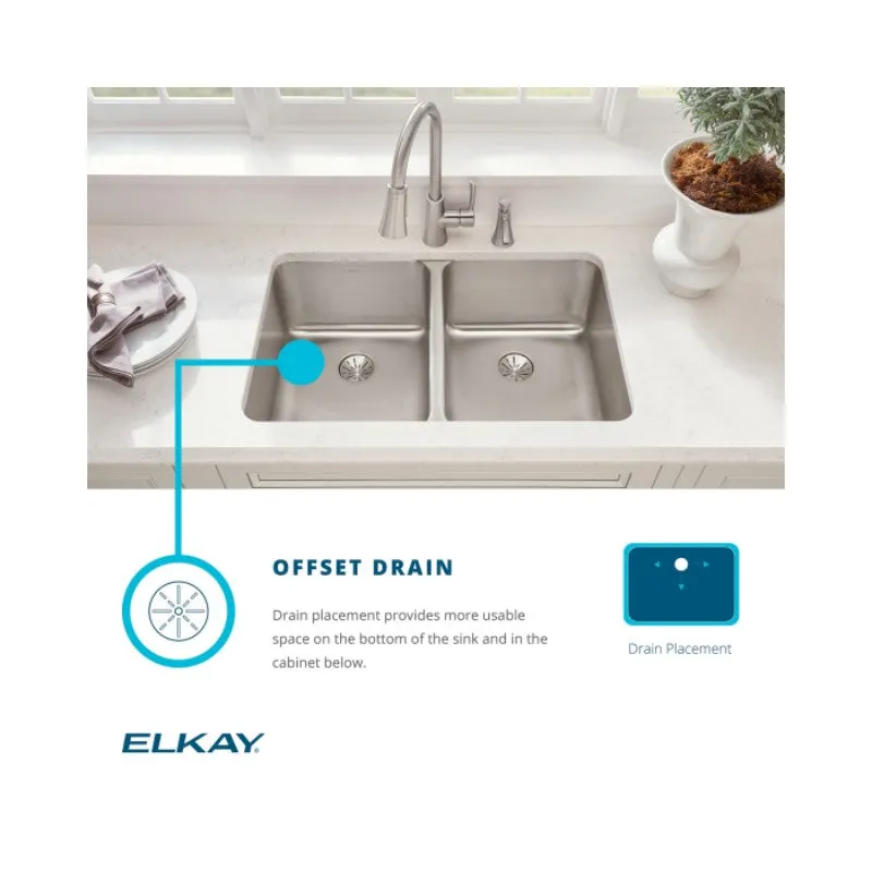 Lustertone Classic 15.75" x 14.25" x 5.94" Stainless Steel Single-Basin Undermount Kitchen Sink